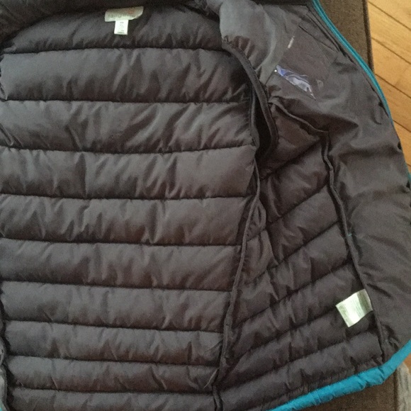 Blue tangerine puffer vest medium - Picture 3 of 4